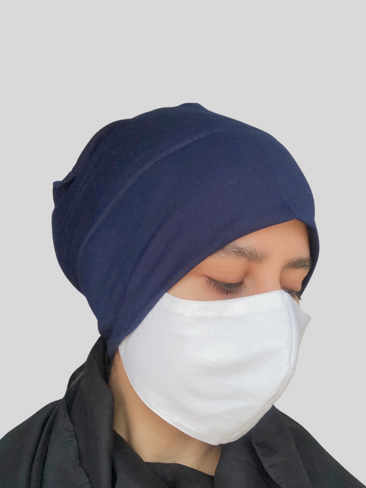 Nabia Blue Hijab Cap