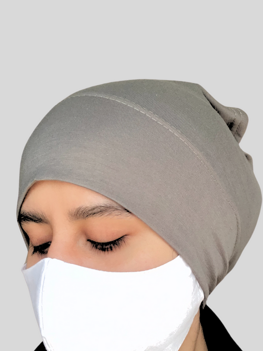 Nabia Grey Hijab Cap