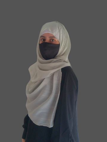 Nabia Mint Green Chiffon Metallic Women’s Shimmer Hijab