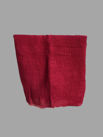 Nabia Ragular Use Cotton Crinkle Dark Red Women’s Hijab