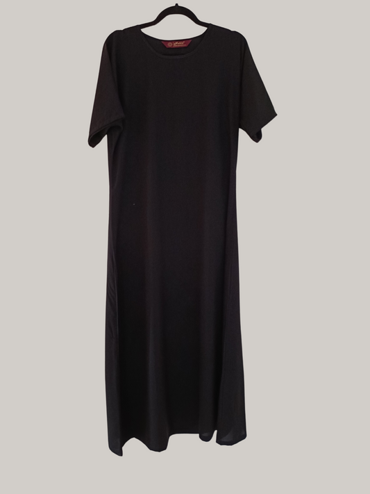 Nabia Black Half Sleeve Inner Layering for Girls and Women