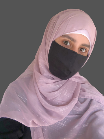 Nabia Lilac Color Chiffon Metallic Women’s Shimmer Hijab