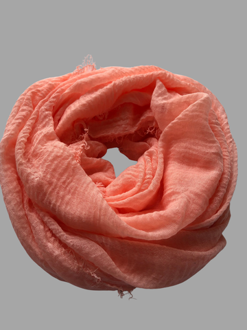 Nabia Casual Use Cotton Crinkle Peach Women’s Hijab