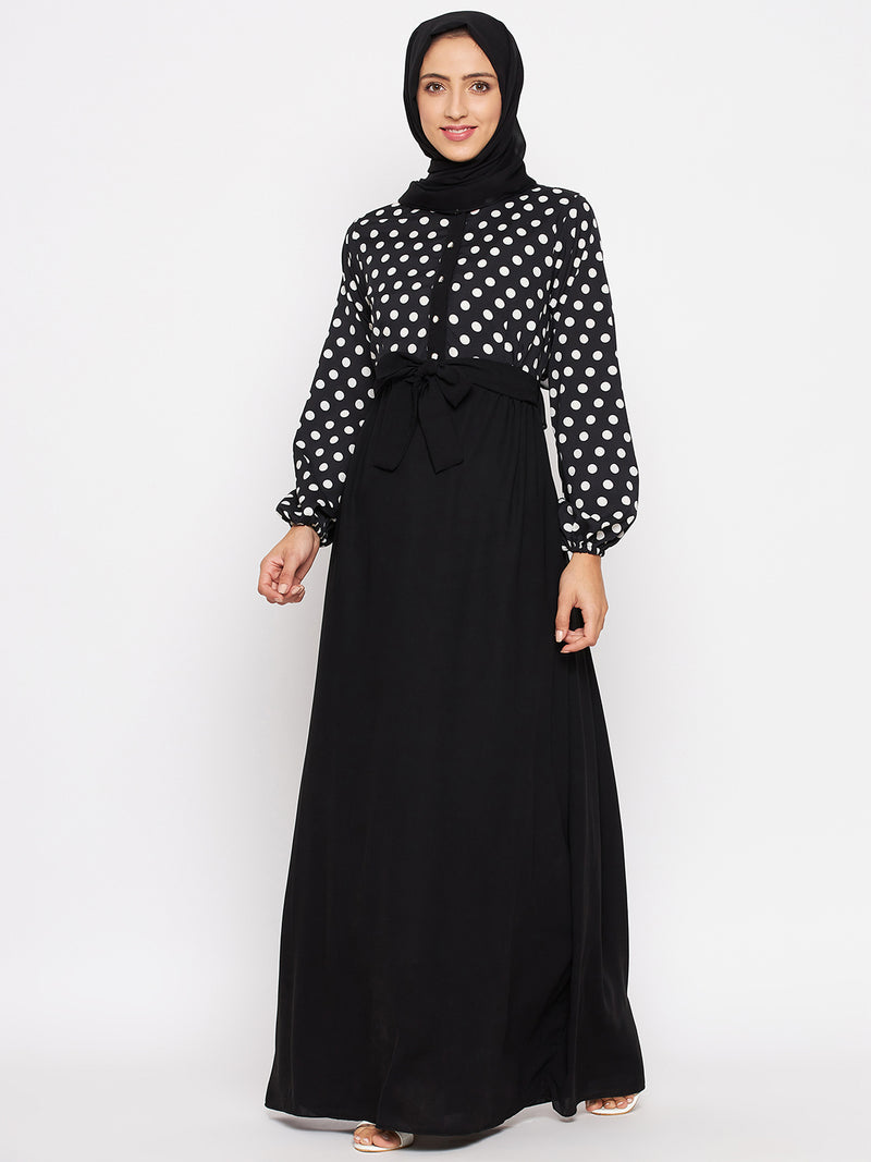 Polka 2024 dot abaya